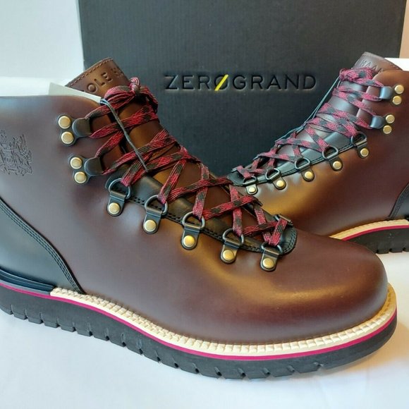 Cole Haan Grand Explore Alpine Leather Hiker Boots - Picture 2 of 8